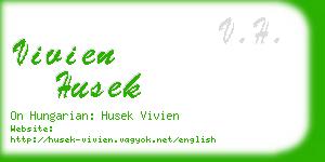 vivien husek business card